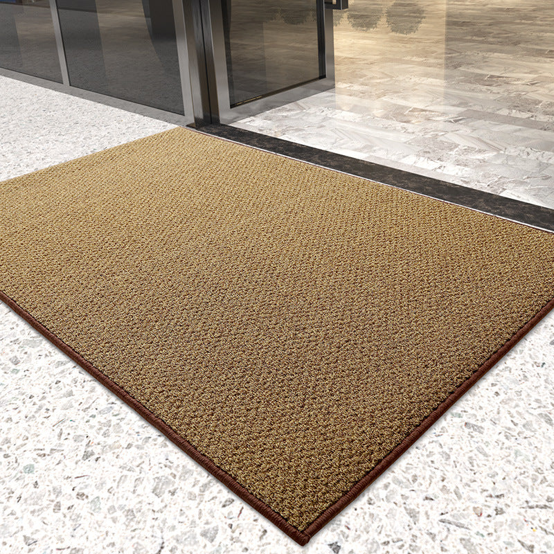 Hotel entrance carpet, commercial anti slip floor mat, sand and mud scraping wear-resistant door mat, coconut palm foot mat