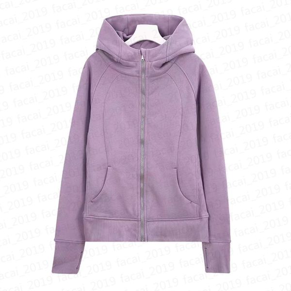 Roupas de ioga feminina Scuba Hoodie Winter Winter Wear Meio zíper com zíper com capuz de moda esportes esportes de fitness de manga longa c