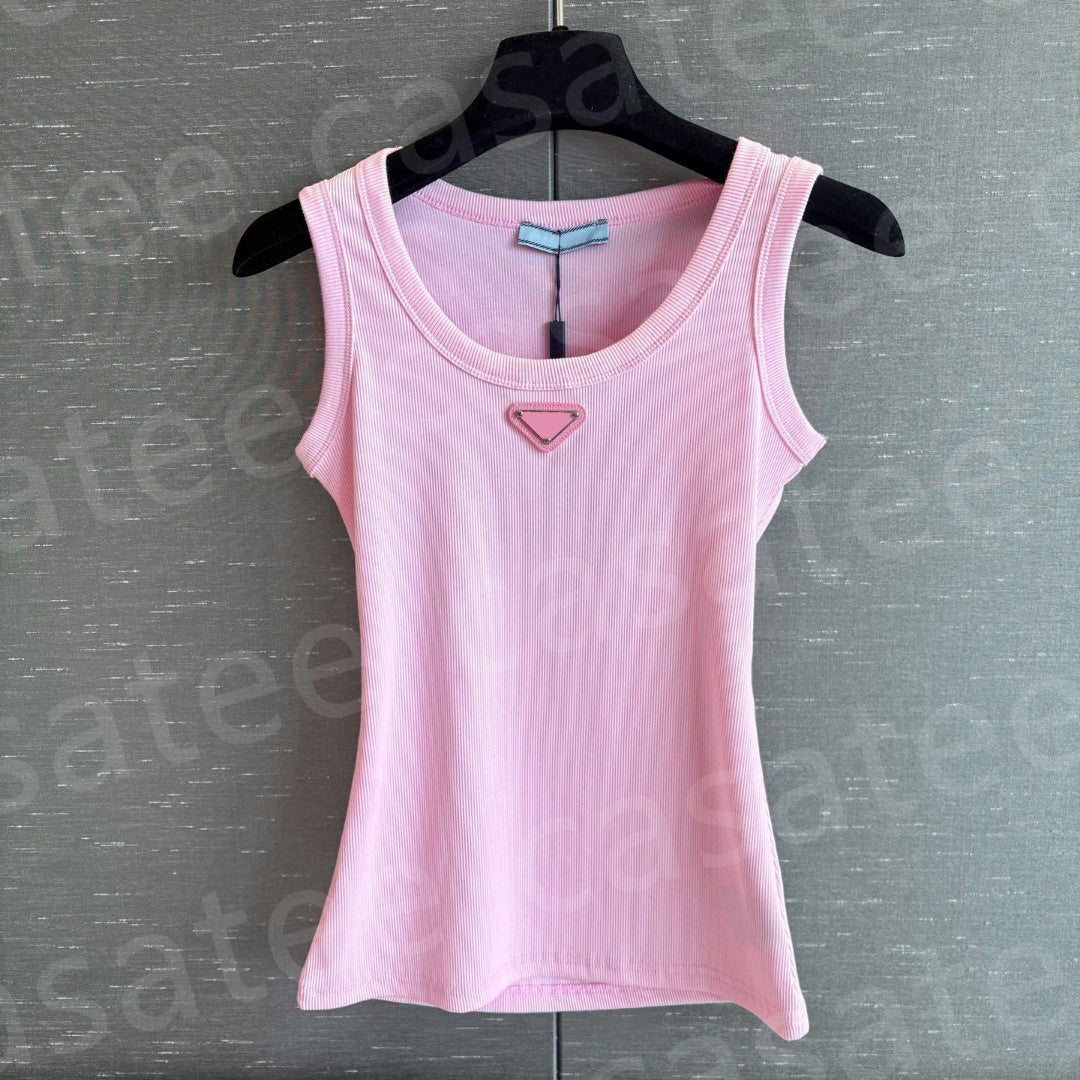 fashion womens clothing designer vest women knitted sleeveless top embroidered letters t shirt slim casual pullover tank tops