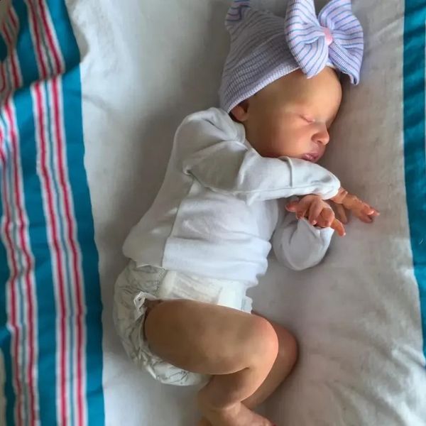 21inch 52cm Already Painted Finished Reborn Baby Doll Laura Handmade Reborn Preemie Baby born Kids Toy Figure Gift Girl Dolls 250109