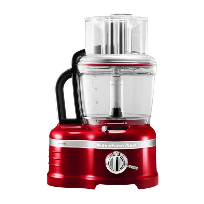 KitchenAid 5KFP1644BCA Artisan 650W Food Processor - Candy Apple In Red