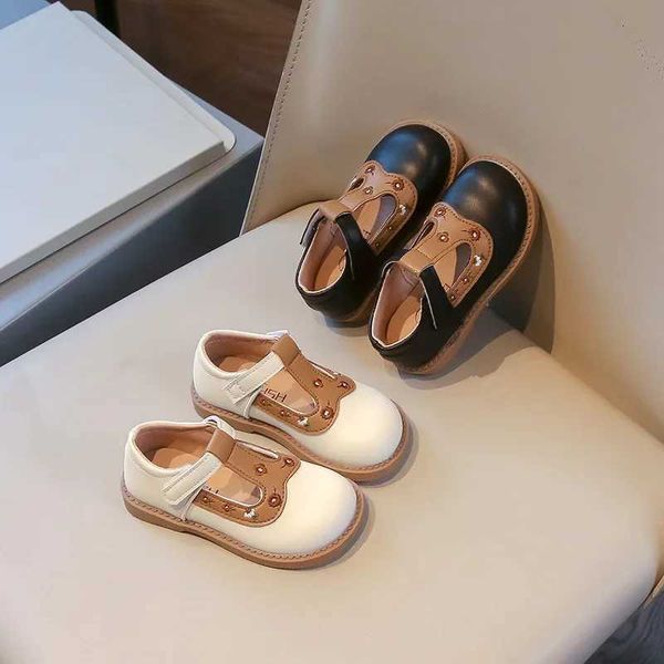 Baby Girl Fashion Lace Shoes Girls Princess New Spring Autumn Childrens Little Leather Shoes Soft M250103