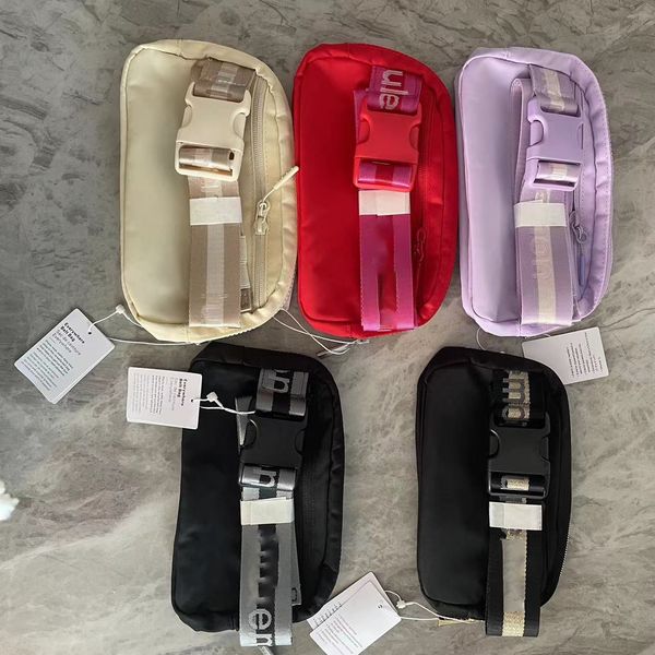 2024 Everywhere Belt Bag with letter Waist Bags in 21 Colors Sport Running Fanny pack Crossbody Bag Women Travel Bag