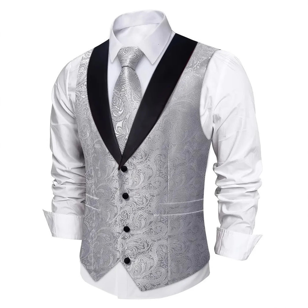 Summer New Style Green Fruit Collar SingleBreasted Suit Vest Mens Casual Printed Waistcoat Mens Jacket 241114