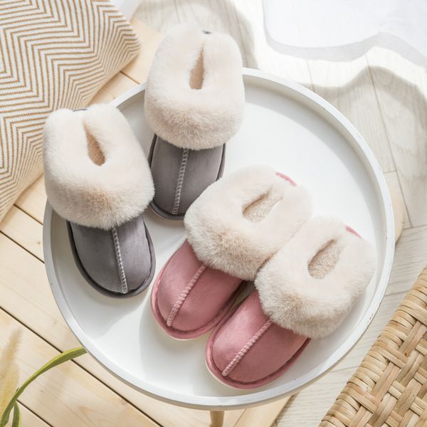 2025 Flat Sandals for Women, Soft Warm Slides Slippers, Winter Rubber Non-Slip House Shoes