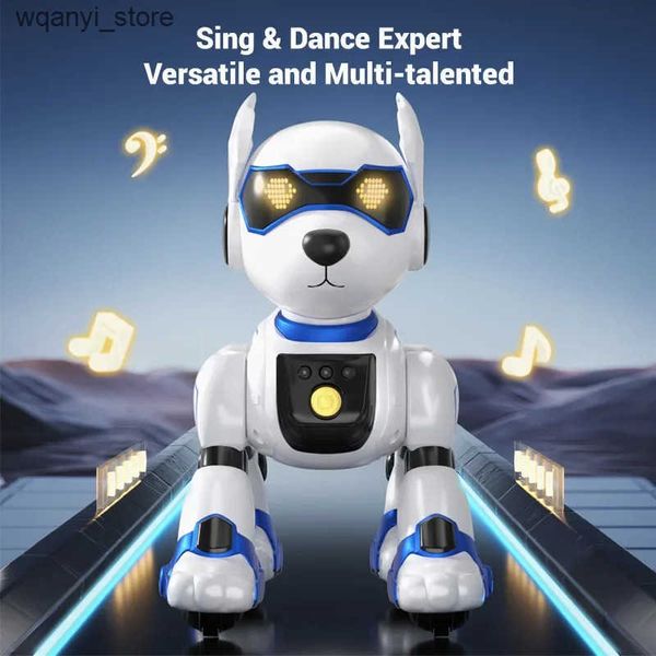 Electronics Robots JJRC New Intelligent Programming Robot Dog Childrens Early Voice Interaction Toy Machine Electronic Pet Childrens Birthda