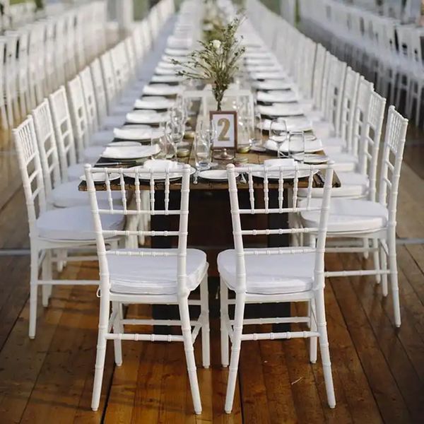 luxury white PCstacking event party hotel furniture chiavari wedding chairs Event Napoleon Chair Popular White Wedding Chiavari Chair and fo