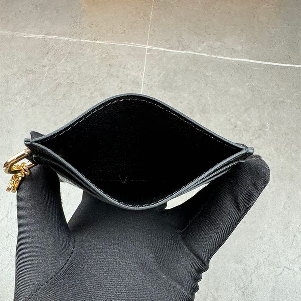 Designer women&#039;s high-quality card holder small wallet luxury designer mini leather wallet colorful real pickup card holder coin men&#0