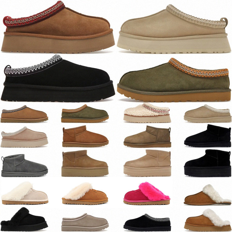 15A tazz Australia tasman slippers boots designer womens slides sandals taz winter boot snow shoes classic mini ankle black pink sandal fur warm sli