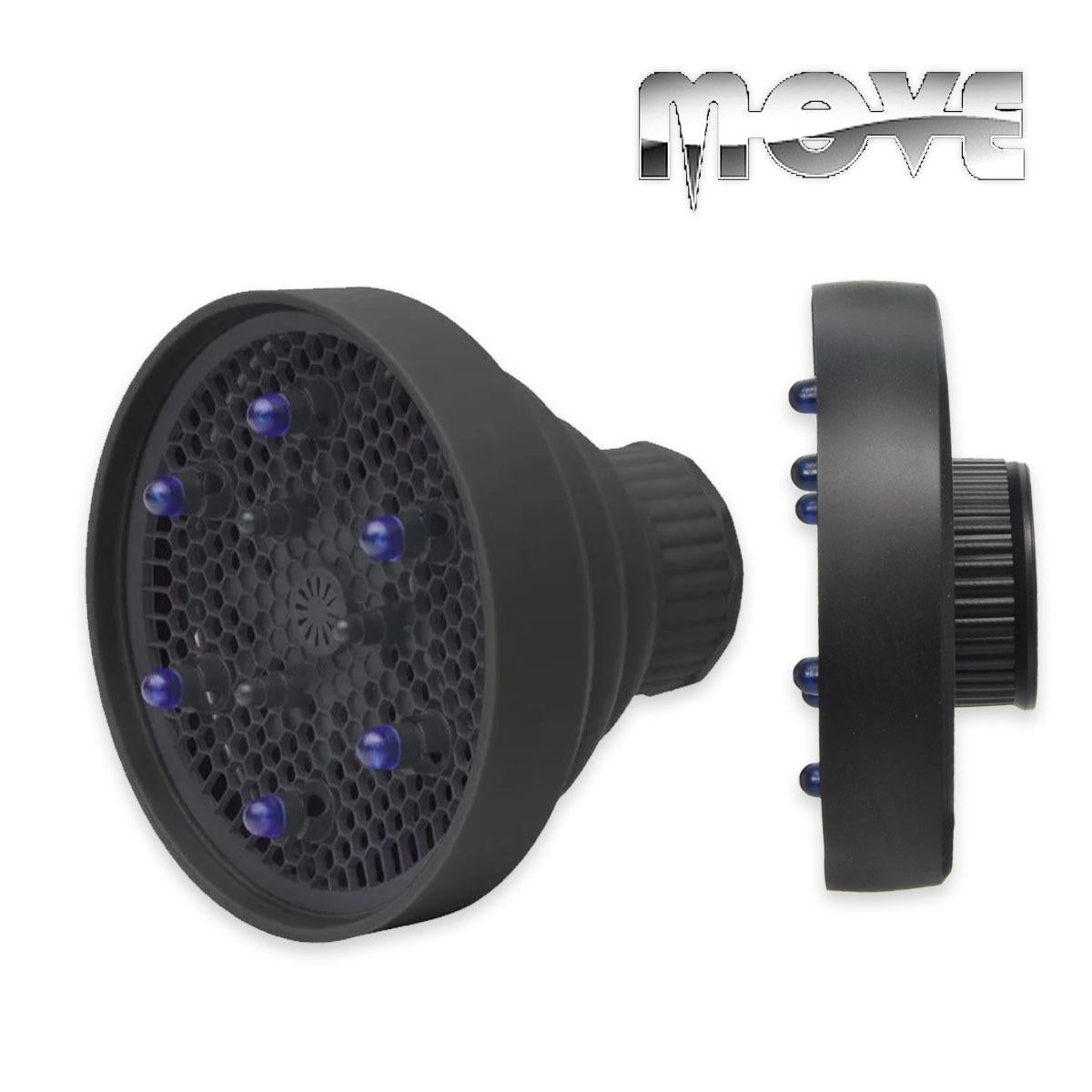 Move Diffuseur universel rétractable en silicone noir