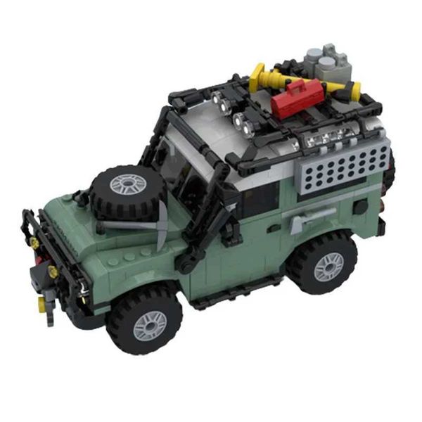 Blocks MOC Creative High-Tech Supercar Off-Road Defender SUV Vehicle Car Model Building Blocks Bricks Education Blocks Toy For Kid Gift Y241