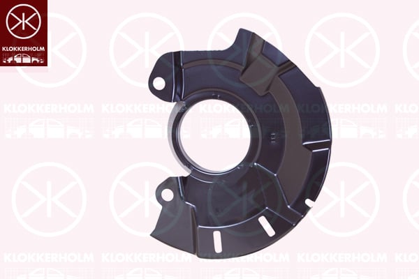 Splash Panel, brake disc KLOKKERHOLM 3279377