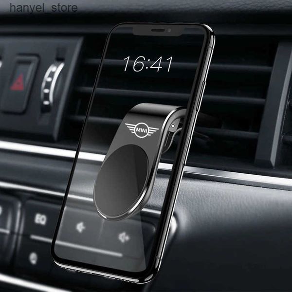Cell Phone Mounts Holders Magnetic car phone holder and ventilation clip on G bracket for BMW Mini Cooper Countryman Clubman R55 R60 F54 F55