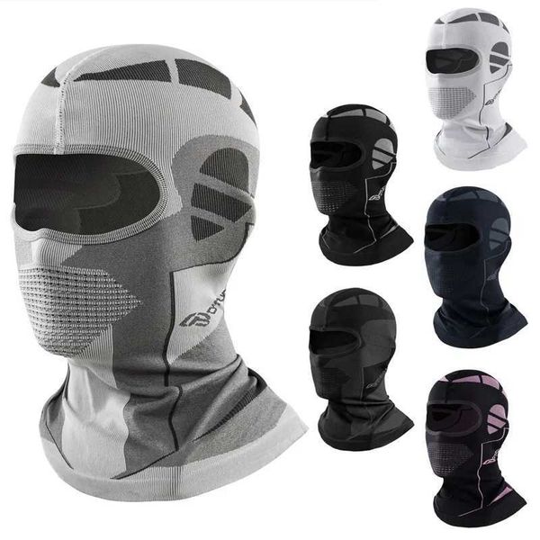 Men Women Cold-Proof Thermal Scarf Winter Ski Hat clava Full Face Mask Ski Cycling Hunting Neck Cover Helmet LinerXJ241231