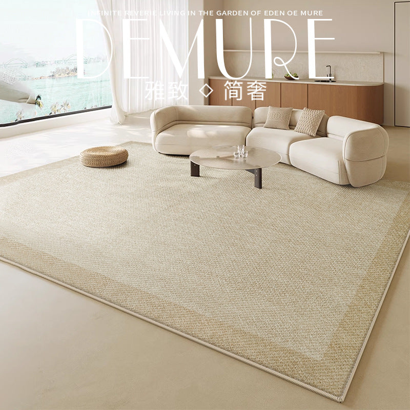 Imitation cashmere, dirt resistant and easy to maintain household bedside blanket 2024 new high-end bedroom floor mat