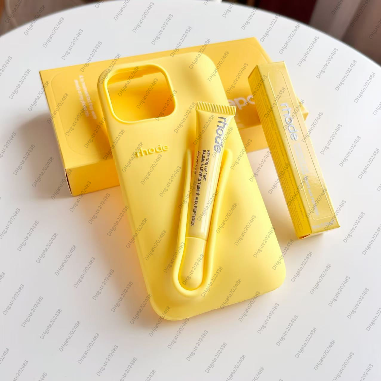 rhode lip gloss case Portable Lipstick Lip Balm 3D Make-Up Silicone rhodeo phone case for iphone16pro max 15 14 13 12 11 Pro Silicone Soft phone cas