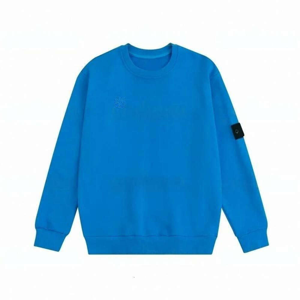 Stone Hoodie Islandaes Shirts Long Sleeve Topstoney Men Crewneck Sweatshirt Women Designer Multi Colors Tracksuit Loose Fit Solid Compass Badge Swea