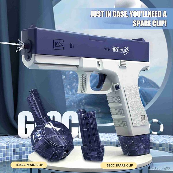 Sand Play Water Fun Swimming pool water toy gun material children&#039;s fully automatic continuous charging electric R230613