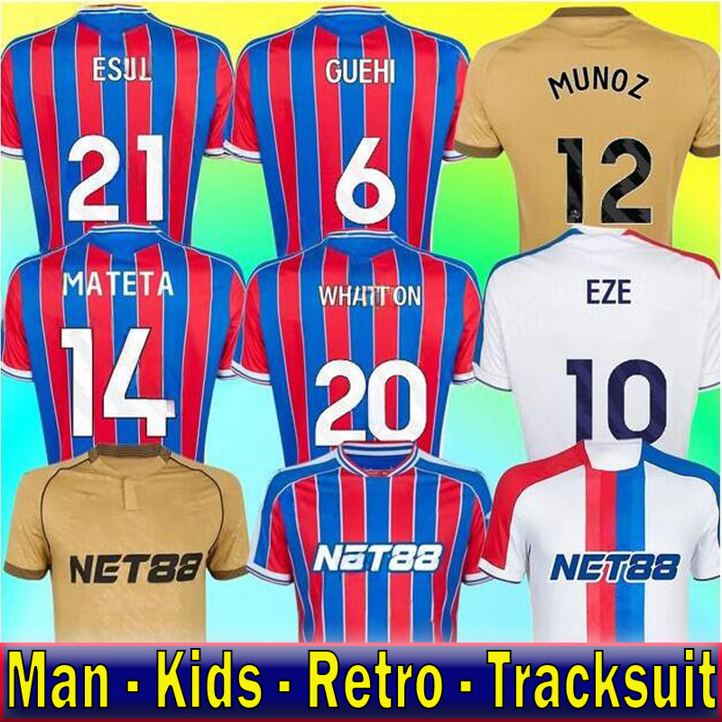 25 26 CPFC Soccer Jerseys M.FRANCA OLISE KOUYATE EZE CrystalS LERMA J.AYEW MATETA CHLUPP PALACE BENTEKE SCHLUPP kit Football shirts third 3rd player