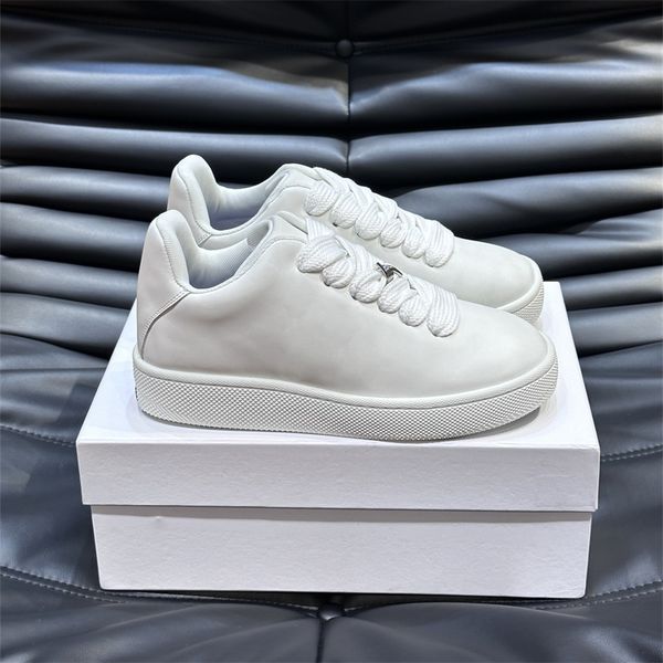 Designers Leather Sneakers Print Check Trainer Men Casual Shoes Platform Trainers Striped Sneaker Printed Lettering Plaid Vintage Women Shoe