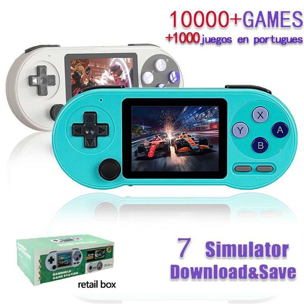 Game machine SF2000 Games Portable Handheld Video Built-in 10000 Game Console port AV Output 3 Inch IPS Sn Classic Retro Game Player Z241119