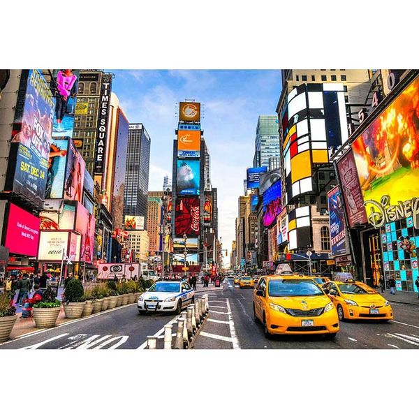 Puzzles 1000 Pieces Jigs Puzzle New York Time Square Home Decor Adults Puzzle Games Family Fun Floor Puzzles Educational Toys for Kids