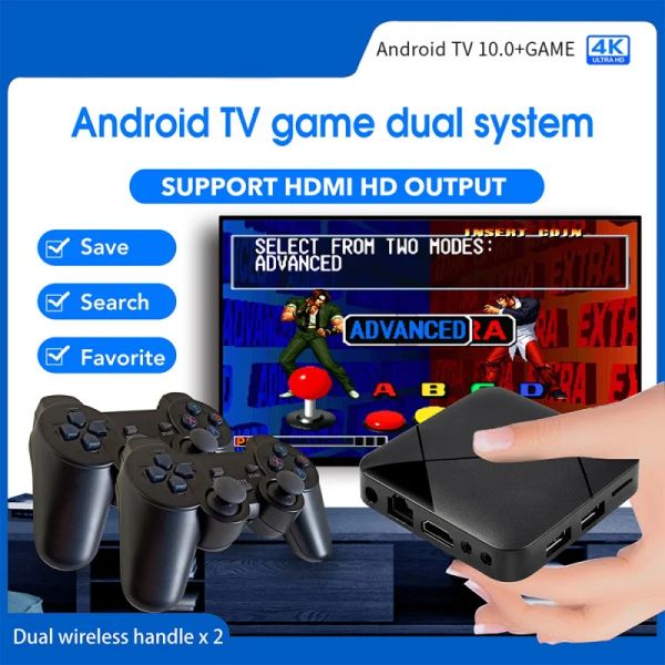 M8 Mini TV Box S905 Android 10 Game Box dual system Media player 64GB 10000 Games 4G WiFi HD 4K 3D Iptv Smart TV Box