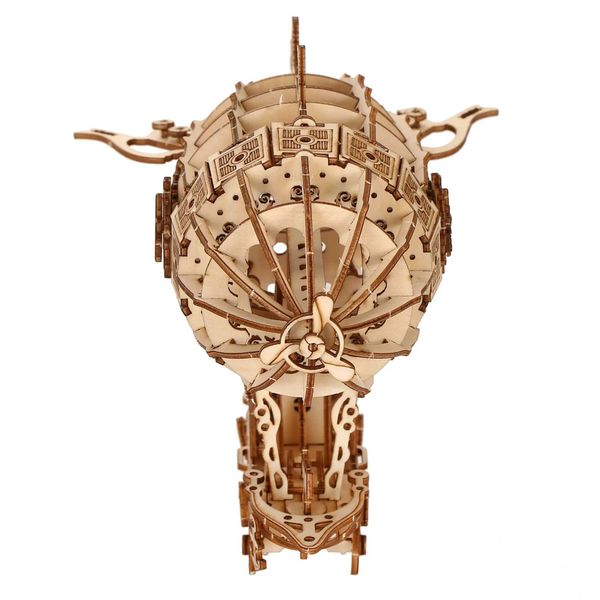 airship Model DIY 3D Wooden Puzzle Building Block Kits Assembly Toy Birthday Gift For Kids Adt He DecorT250118