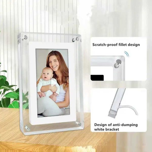 5-inch high-definition digital photo frame acrylic picture sports frame IPS screen 2G memory volume button speaker video player M250120