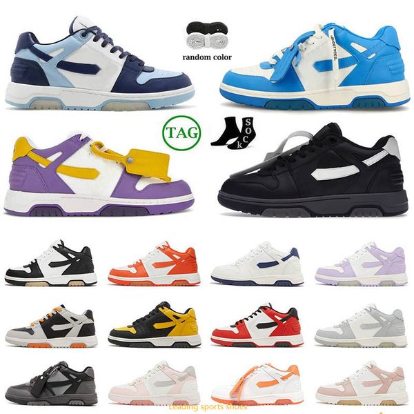 New offs whitesneakers Casual for Couples Low Cut Gray Green Light Purple Orange Pinkletter Sports Outdoor Shoes 2024