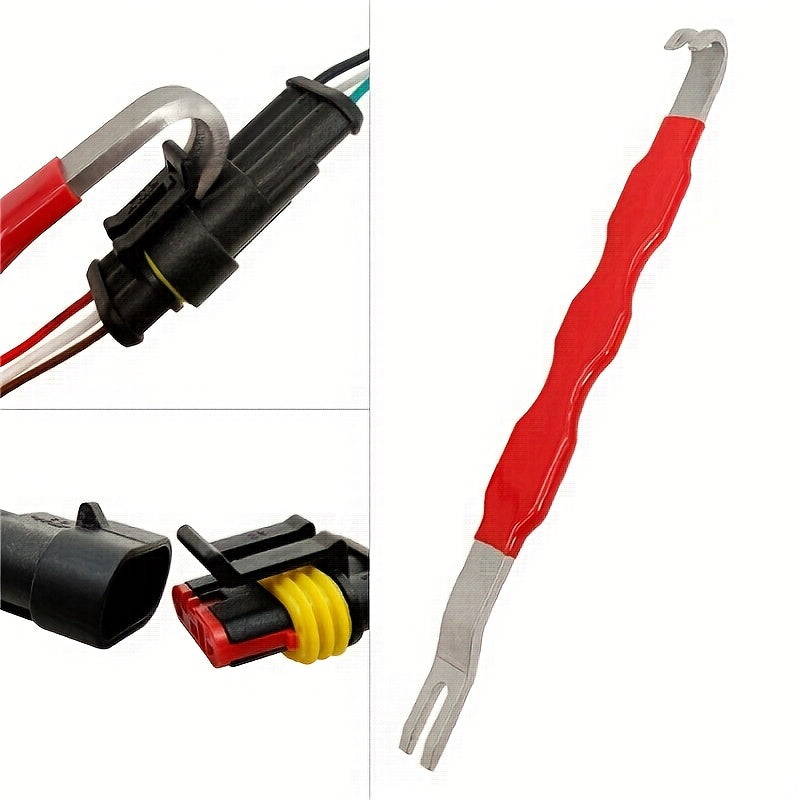 TEMU Automotive Electrical Terminal Connector Removal Kit, Metal Tool For Harness Plug Separation