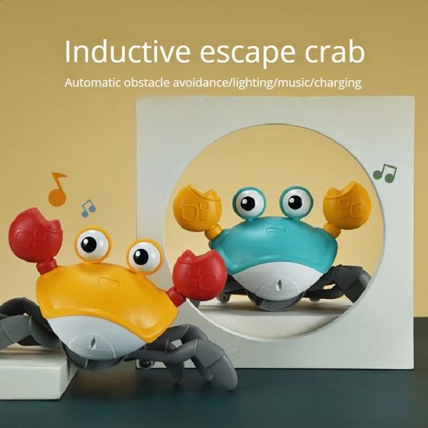 Childrens Induction Escape Crab Crawl Electronic Pet Toys Baby Music Early Education Mobile Toys Free Delivery 250114