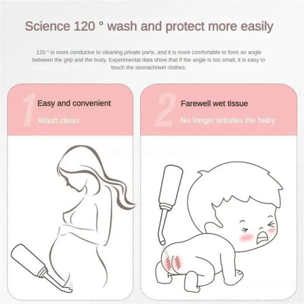 New Portable Bidet Spray Handheld Travel Bidet For Pregnant Women Baby Cleansing Water Washer Bottle