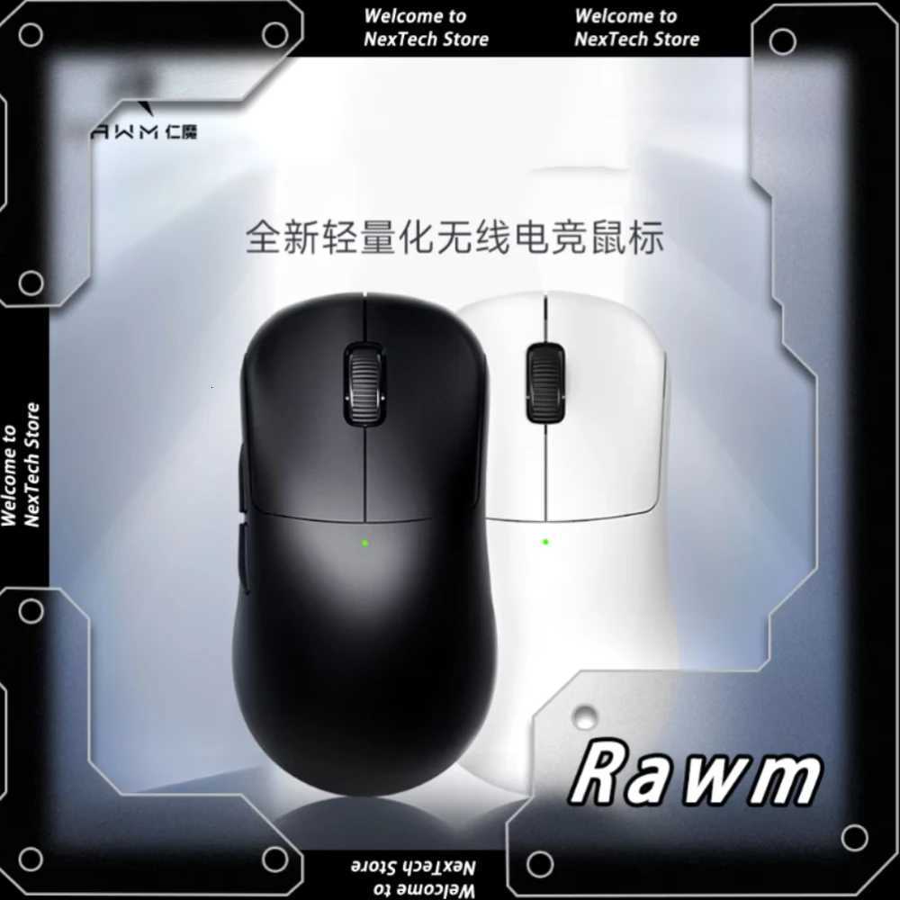 Rawm Er21 Pro Gaming Mouse Wi Dual Mode 8k Paw3950 Sensor Esports Mouse Nordic52840 Lightweight Ergonic PC Gamer Cust F2501010
