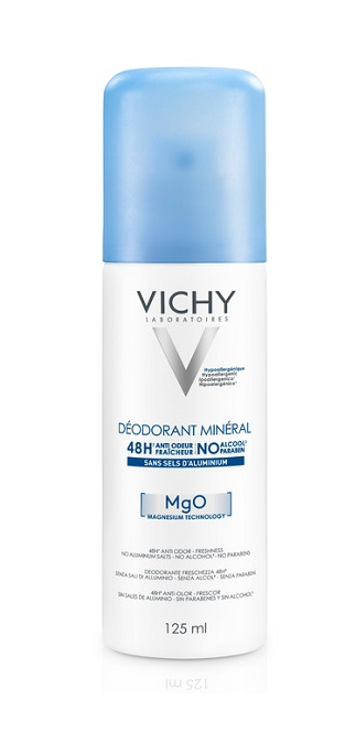 Vichy Deodorant cu magneziu Tehnologia minerală Spray 48h Piele sensibilă 125ml