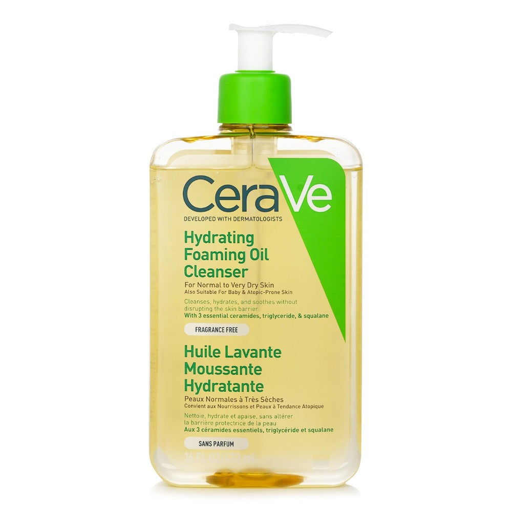 Hydrating Foaming Oil Cleanser for Normal to Very Dry Skin - 16oz