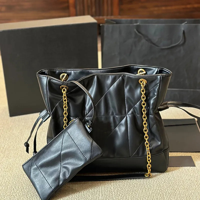 Chain Designer Bag Hobo Shoulder Bags Tote Bag Luxury Purses String Bucket Bag Large Capacity Handbag Women Bags High Quality Sac Luxe Crossbody Bag