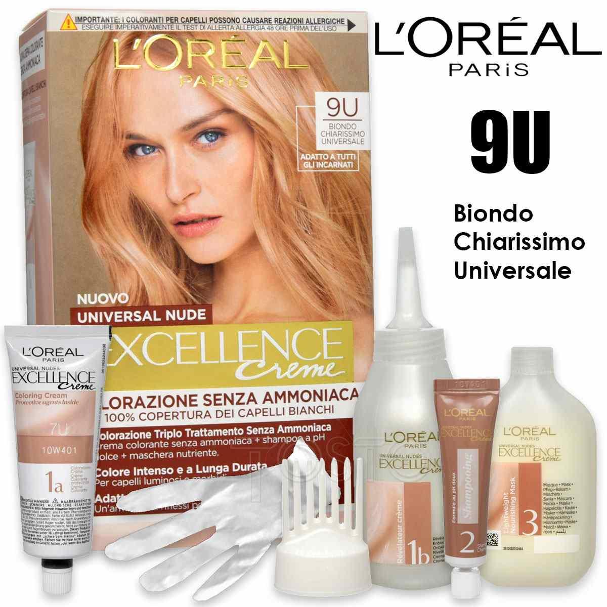 L'oreal Color Triple Treatment Excellence Nude, sehr helles Blond