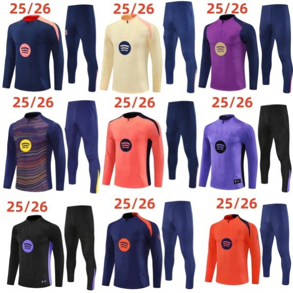 2025 barcalona LAMINE YAMAL 10# football tracksuit Special 25 26 RAPHINHA de futbol FERRAN LEWANDOWSKI 9# PEDRI 8# ANSU FATI GAVI 6# ERIC KOUNDE kid