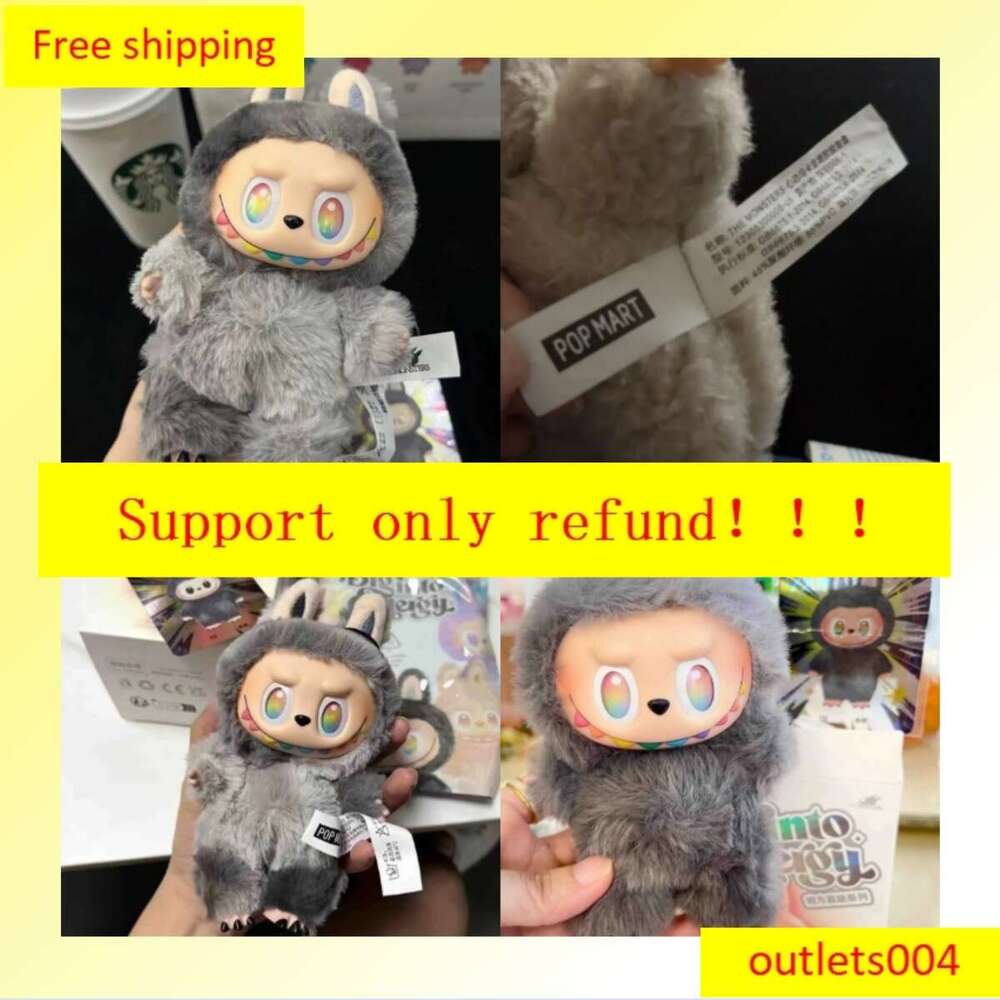 1:1 17cm popmart labubu doll clothes designer doll v1 v2 v3 la bubu big into energy blind box have a seat keychain b10