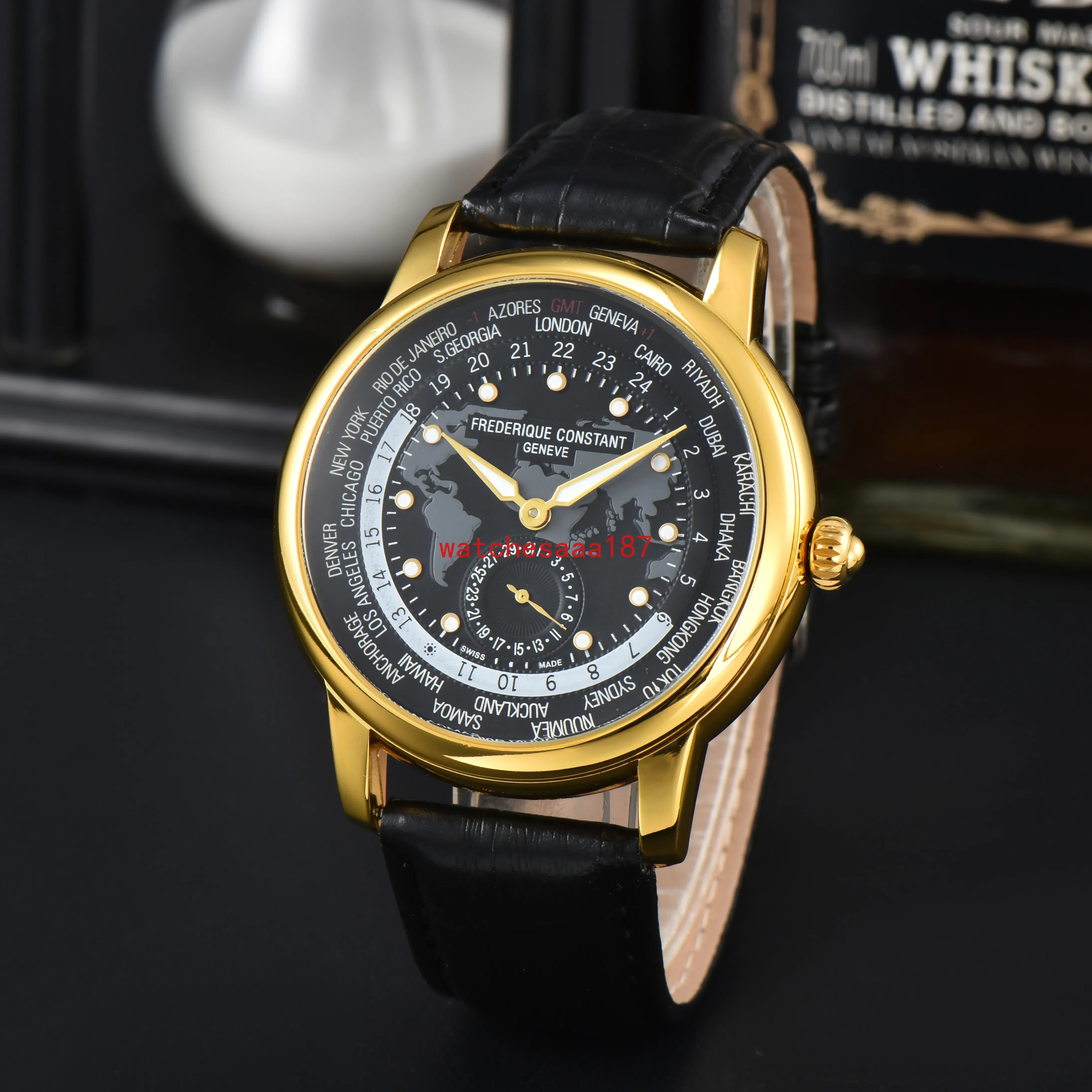 2024luxury mens watches All Dials Working Quartz Watch high quality European Top Brand Chronograph clock Rubber belt fashion Six needle work wholesa