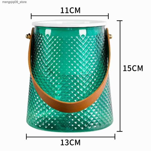 Planters Hydroponics Planters with Handle Visible Capacity Flower for Garden Enthusiast Lover L240910