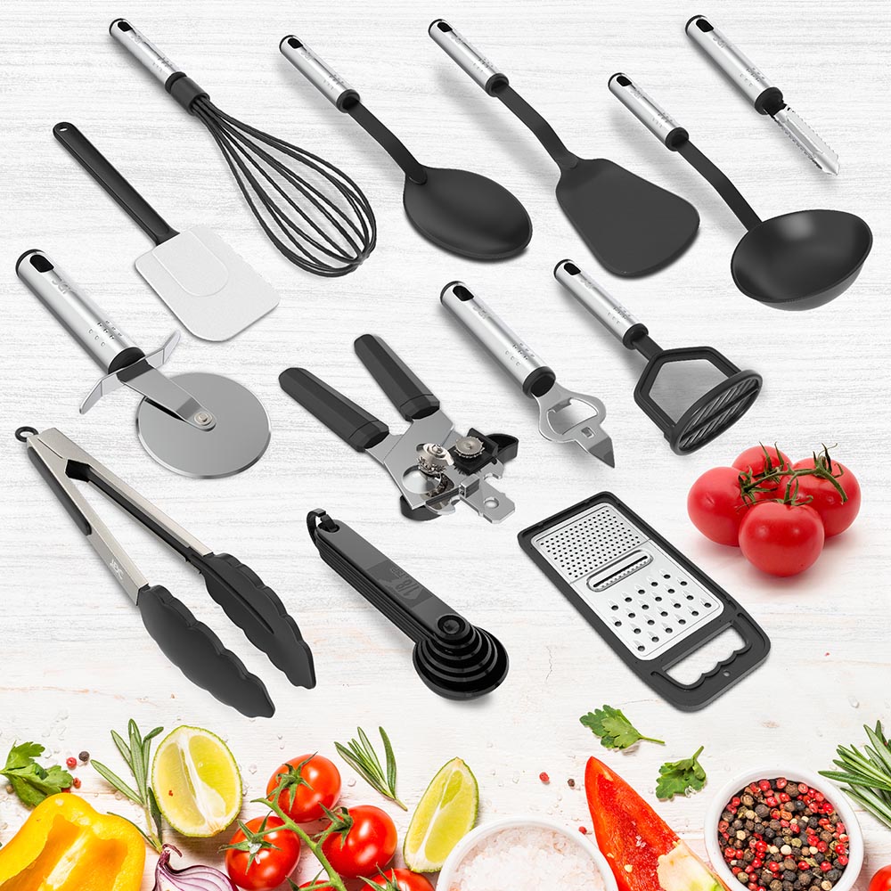 23-Piece Cooking Utensil Set  - Black