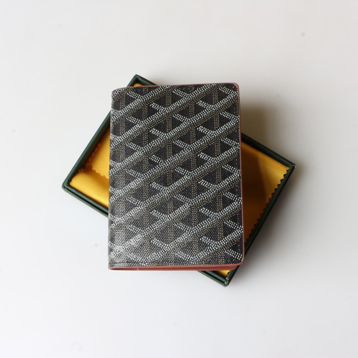 gy Wallet Youth leather fashion printed wallet Passport holder multi-card coin wallet card holder Lightweight waterproof student gift 00a