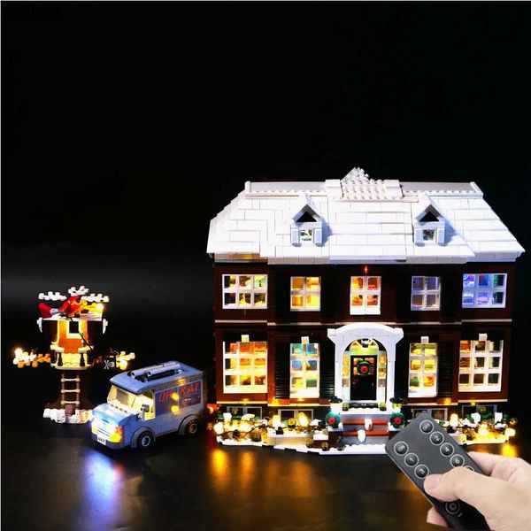 Model Building Kits New idea LED lighting kit 21330 Home Alone Building Block Bricks (lighting only no model) y240924 z241101
