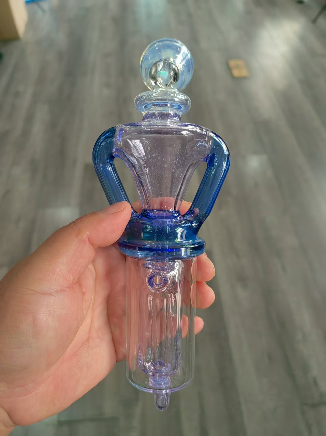 A secret mixed color: white and UV blue opal, light blue fumigated silver vortex Doctor Dabber switch 2 stock RBR for real use, suitable for machine