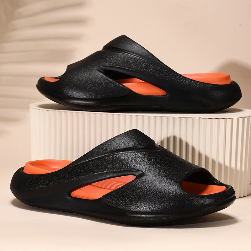 Fashion New Men Slippers Indoor Outdoor Sandals Beach Design Thick Soft Bottom Slides Men Casual Shoes Flip-flops Home Slippers