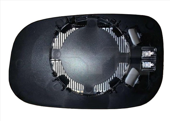 Mirror Glass, outside mirror TYC 338-0042-1