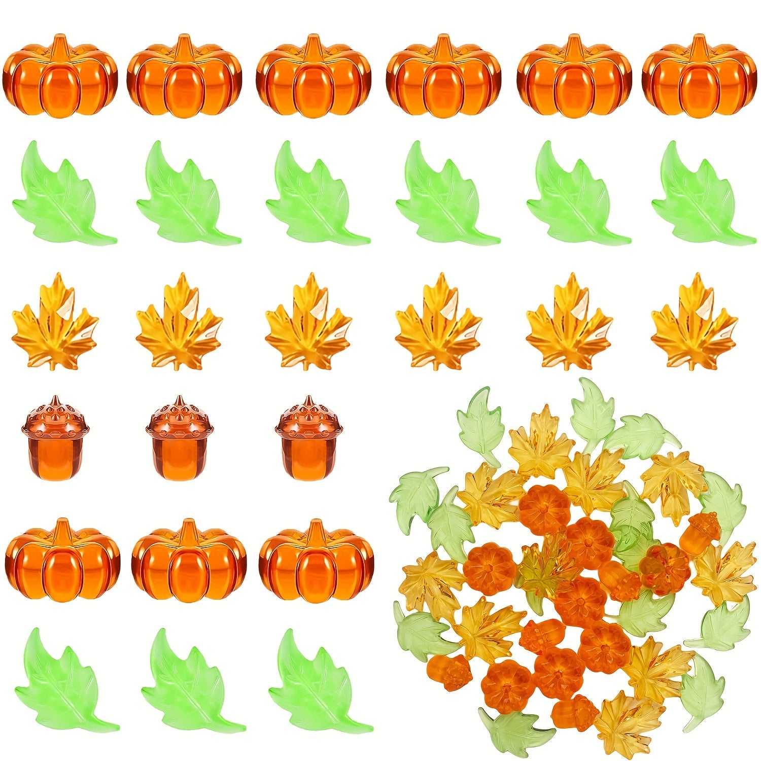 TEMU Vase Fillers - 20- Set Of , Pumpkins, & , For Decor, Diy Crafts, , Table , Photo Props &