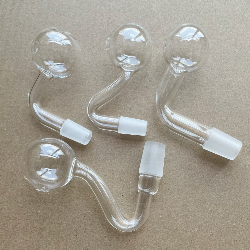 5pcs 40mm Super Big Ball Glass pipe Oil Burner Smoking Bowl Bubble 14 mm 18 mm Male Down Stem Bowls For Water Hookahs Bongs Smoking accessories